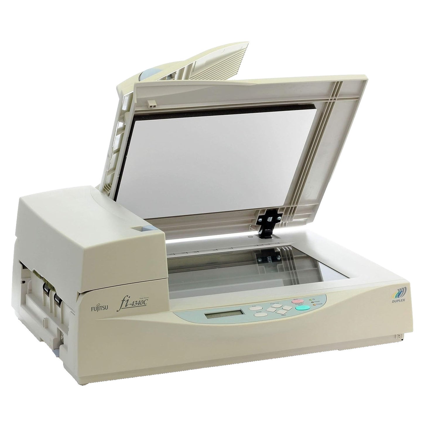 FUJITSU FI-4340C A4 FLATBED COLOR SCANNER WITH ADF USB SCSI 40PPM 600DPI SCANNER    -   GOOD - REFURBISHED