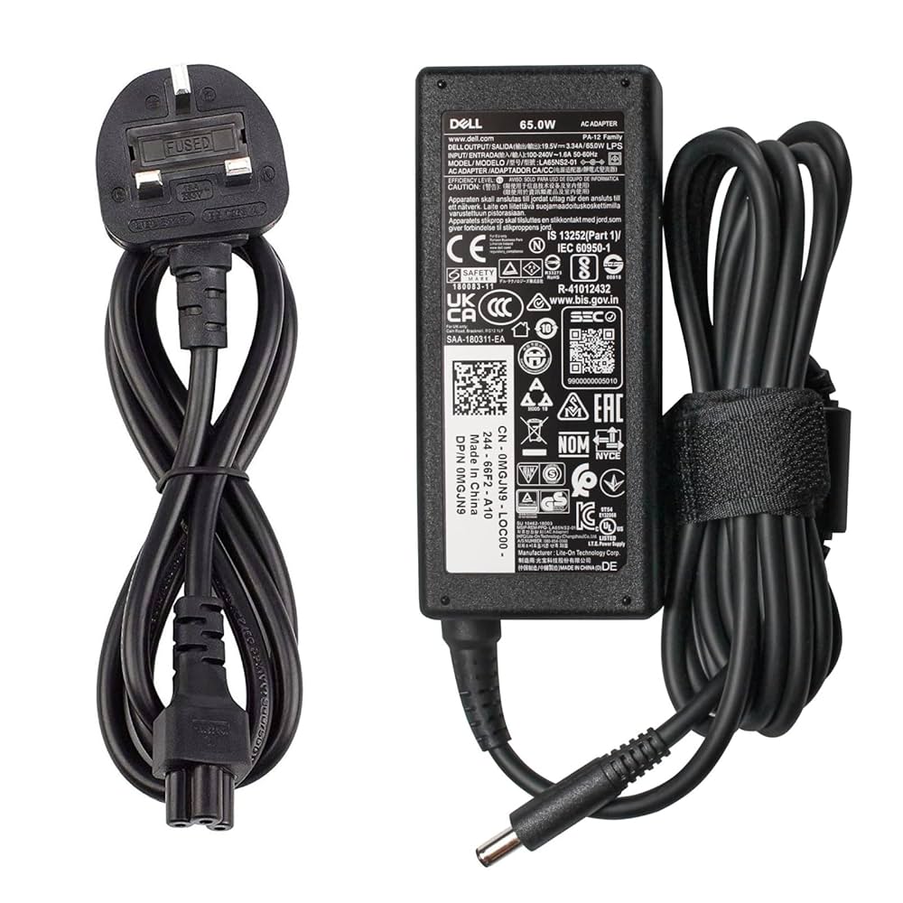 Dell 65 Watts 19.5V 3.34A AC Adapter
