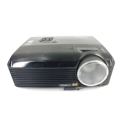 VIEWSONIC PJD6211 DLP 2500 ANSI LUMENS XGA HDMI VS12618 BLACK FHD PROJECTOR     -     GOOD - REFURBISHED