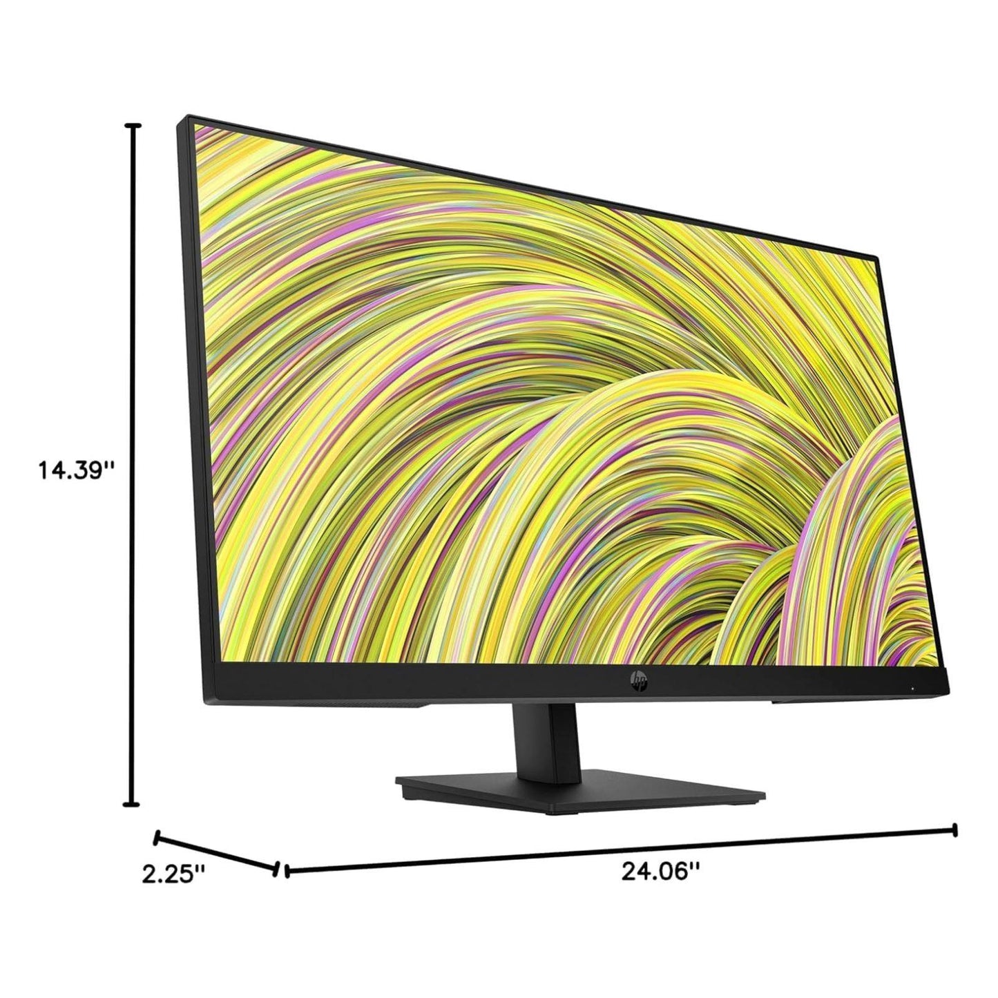 HP P27H G5 27" FHD 1920X1080 IPS LED MONITOR DISPLAY PORT HDMI VGA / NO STAND MONITOR FOR HOME & OFFICE USE  -  GOOD REFURBISHED