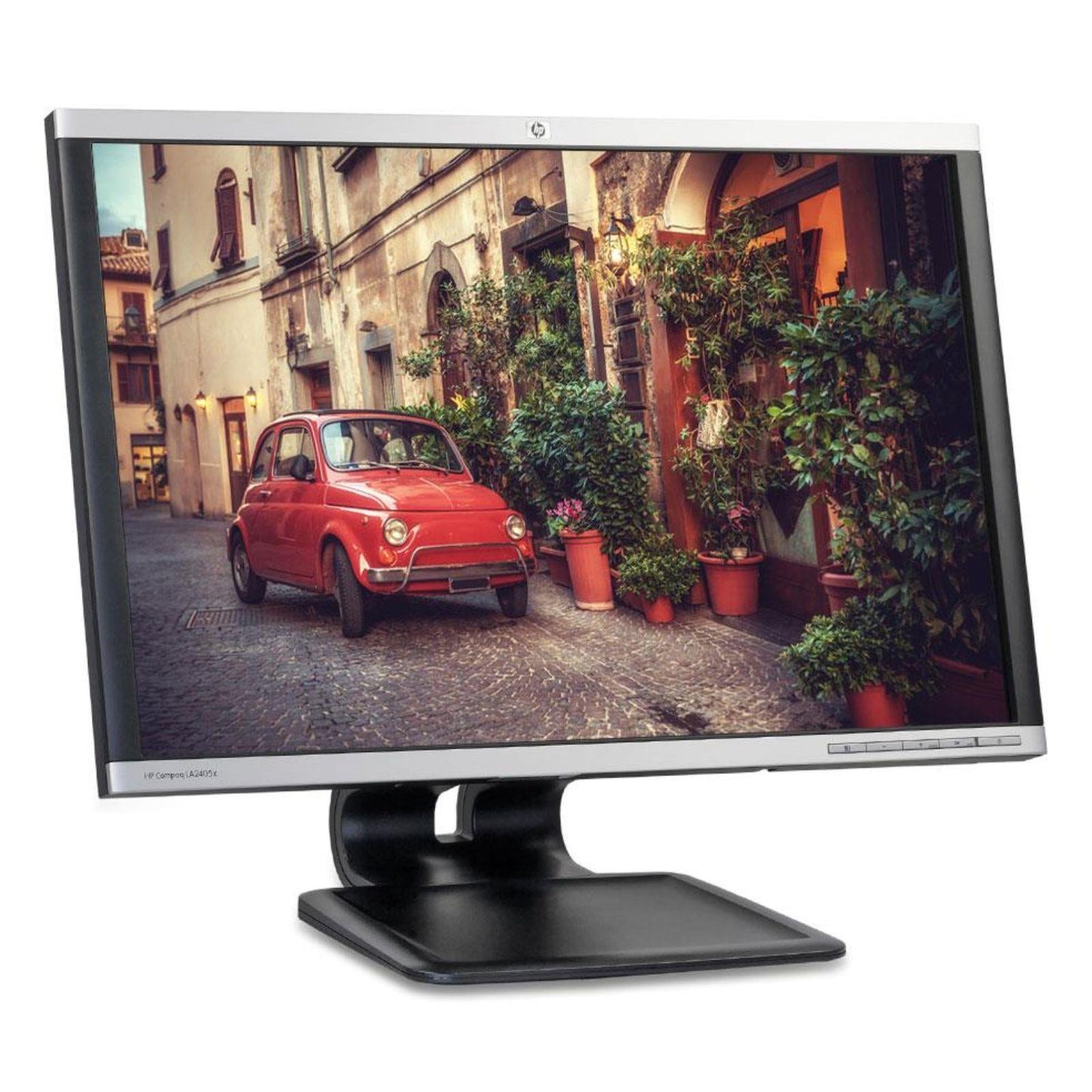 HP COMPAQ LA2405X 24" WUXGA 1920×1200 LED MONITOR DP DVI VGA / WITHOUT STAND  -  GOOD REFURBISHED