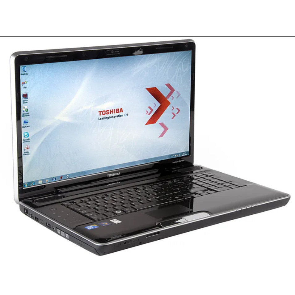 TOSHIBA SATELLITE PRO P500 WINDOWS 11 LAPTOP 18" INTEL CORE i7 8GB RAM 256GB SSD HD WEBCAM, DVD, WIFI, BT  - VERY GOOD – REFURBISHED