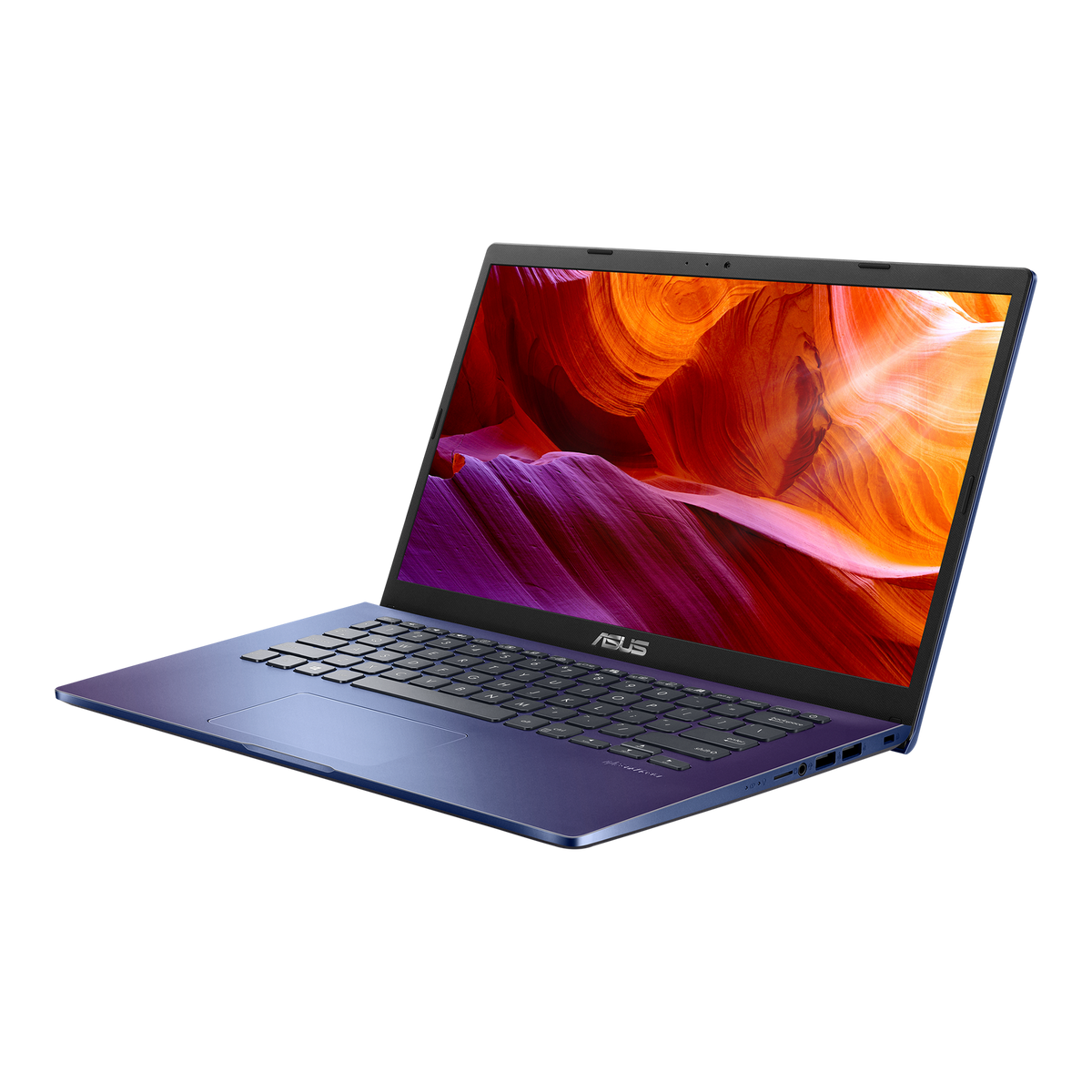 Asus VivoBook R429M Windows 11 Laptop Intel Celeron N4020 64GB SSD 14" HD Webcam WiFi BT Dark Blue - Very Good - Refurbished
