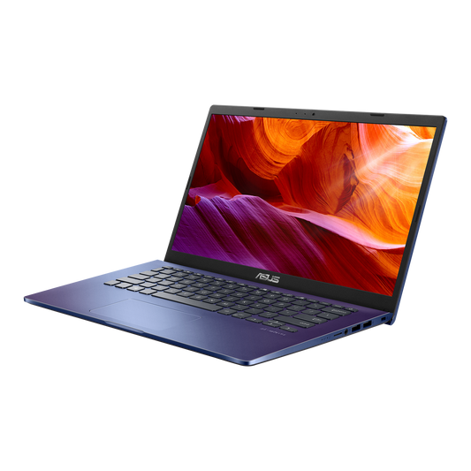 Asus VivoBook R429M Windows 11 Laptop Intel Celeron N4020 64GB SSD 14" HD Webcam WiFi BT Dark Blue - Very Good - Refurbished