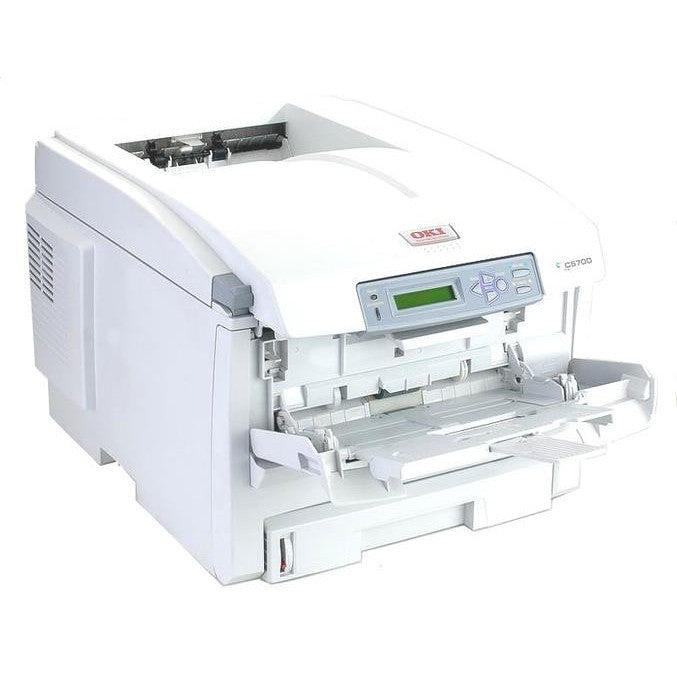 OKI C5700N COLOR LED PRINTER 32PPM A4 DOCUMENT NETWORK WORKSTATION FAST LASER    -   USED