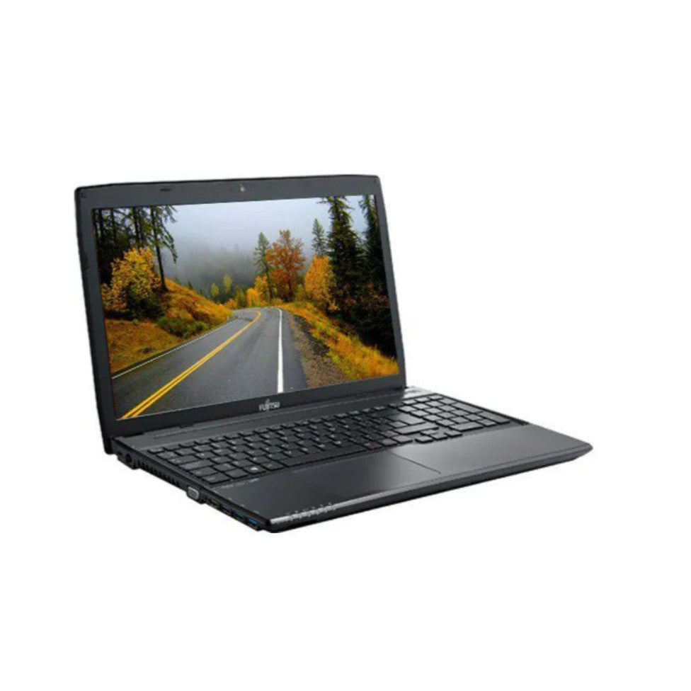 Fujitsu LifeBook A544 Windows 11 Laptop Intel i3 8GB RAM 500GB Storage 15" HD Webcam DVD WiFi BT - Good Refurbished
