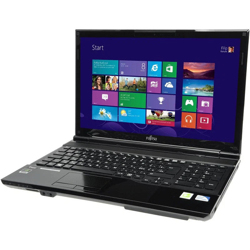 Fujitsu Lifebook AH532 Windows 11 Laptop Intel i3 8GB 500GB Storage 15" HD Webcam DVD WiFi BT -  Good Refurbished