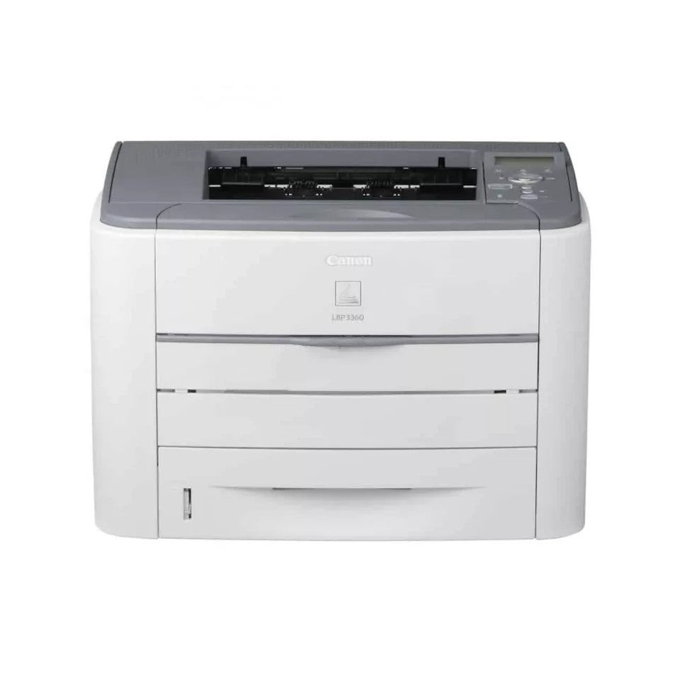 CANON LBP3360 A4 MONO NETWORK USB 21PPM COMPACT 2400DPI DESKTOP LASER PRINTER    -    VERY GOOD - REFURBISHED