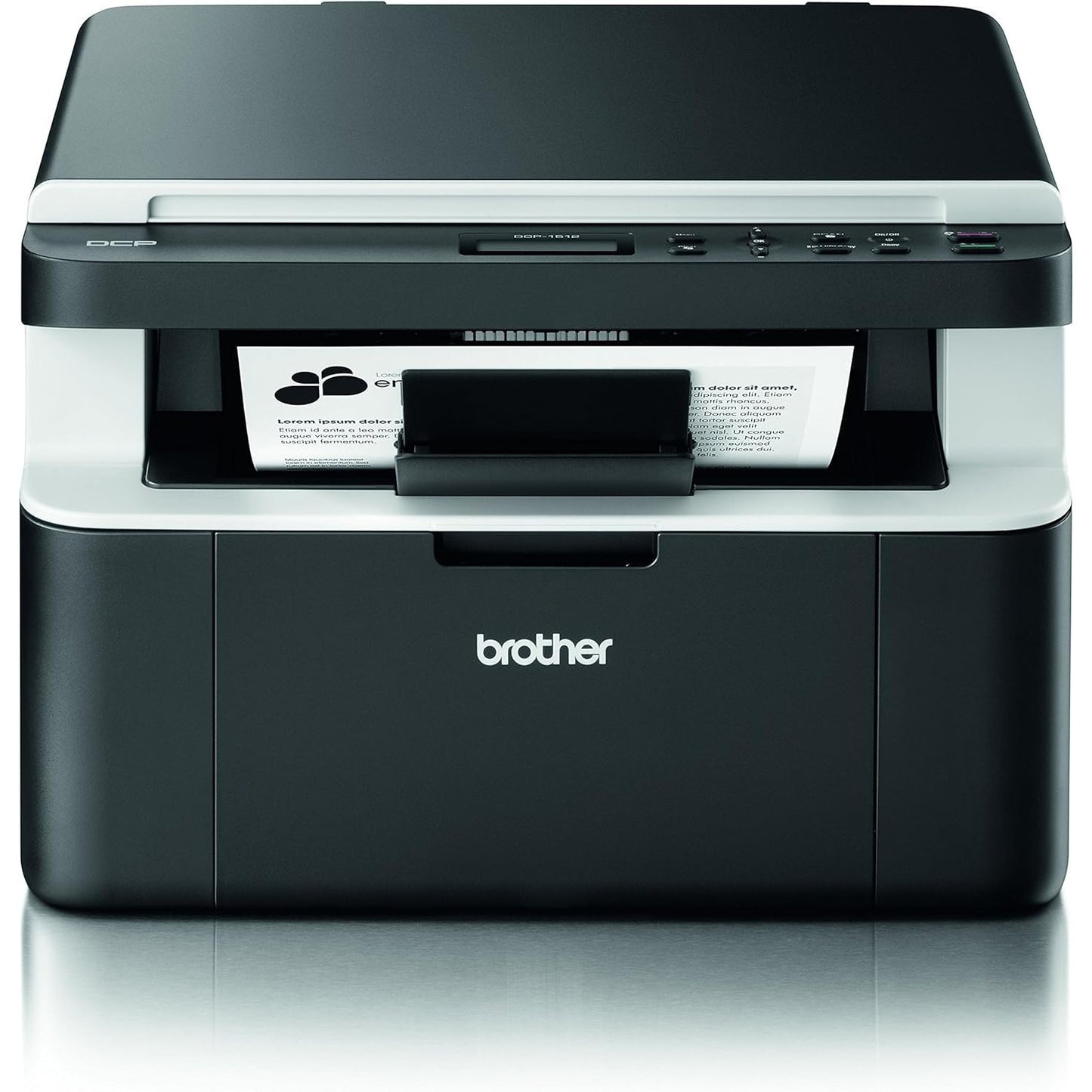 BROTHER DCP-1512 A4 AUTO DUPLEX NETWORK USB FAST 20PPM A4 MONO LASER PRINTER      - GOOD - REFURBISHED