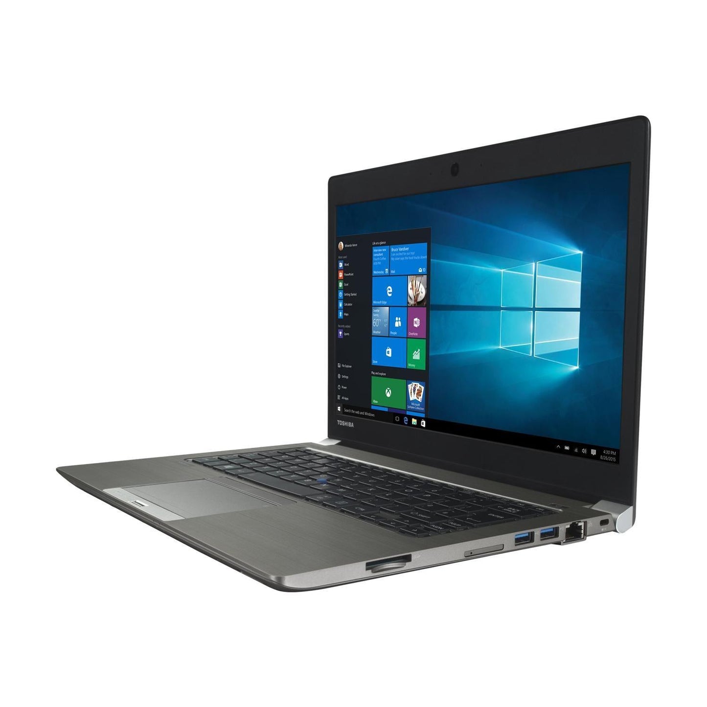 TOSHIBA PORTEGE Z30-C 13" WINDOWS 11 LAPTOP INTEL I7 8GB RAM 256GB SSD BACKLIT FHD WEBCAM - REFURBISHED - VERY GOOD