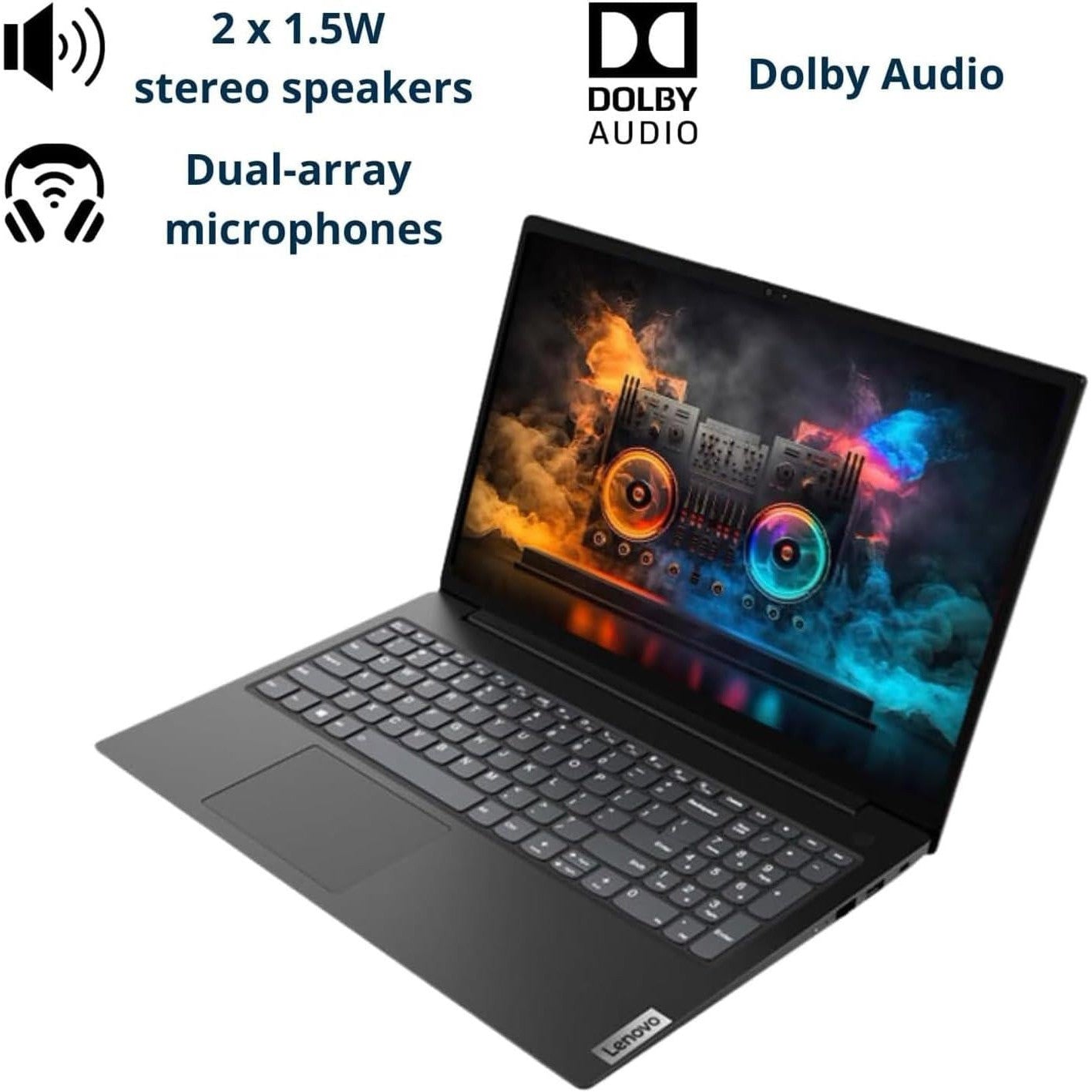 LENOVO V15-IIL WINDOWS 11 15" INTEL CORE I5 8GB RAM 256GB SSD HD WEBCAM, DVD, WIFI,BT  -  VERY GOOD – REFURBISHED