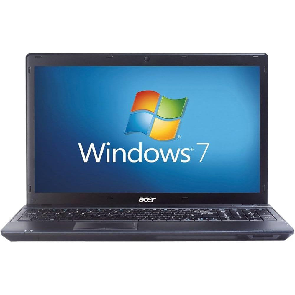 ACER TRAVEL MATE 5744 WINDOWS 11 LAPTOP INTEL I3 8GB RAM 500GB STORAGE 15" HD WEBCAM BT DVD - VERY GOOD REFURBISHED