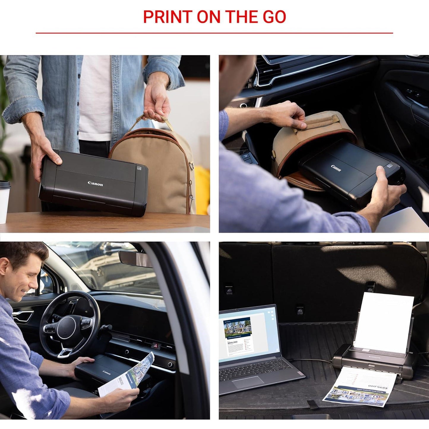 CANON PIXMA TR150 WIRELESS WI-FI PORTABLE PRINTER 4800 X 1200 DPI BLACK