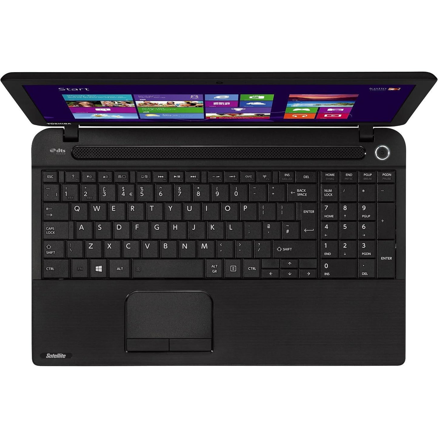 Toshiba Satellite Pro C50-A-1MX Windows 11 Laptop i3 128GB SSD 15" HD Webcam DVD WiFi BT -  Very Good Refurbished