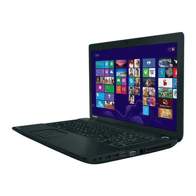 Toshiba Satellite Pro C70-B Windows 11 Laptop Intel i3 8GB RAM 128GB SSD 17" HD Webcam DVD  WiFi BT - Very Good Refurbished
