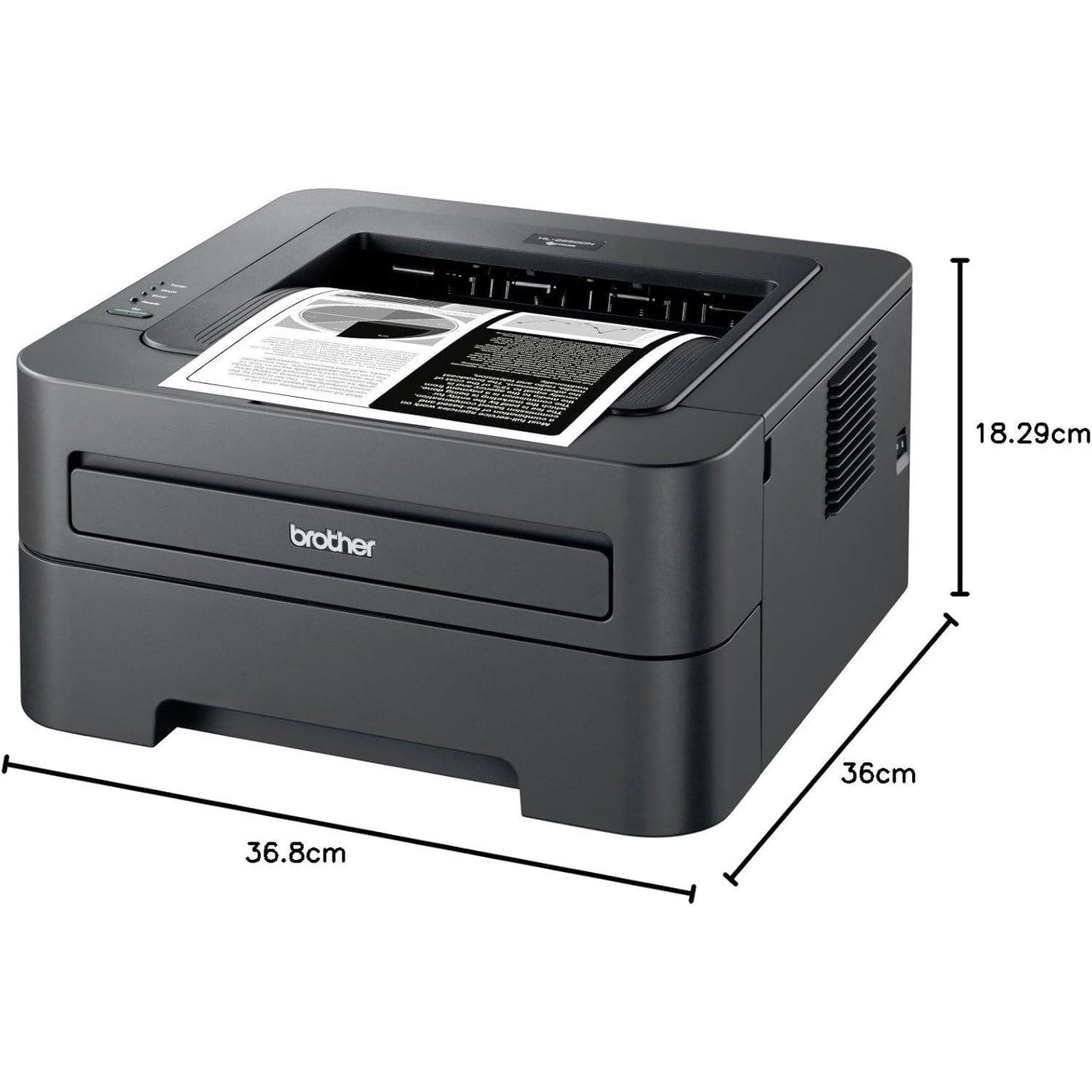 BROTHER HL-2250DN DUPLEX NETWORK USB FAST 26PPM A4 MONO SFP LASER PRINTER HL2250DNZU1   -   GOOD - REFURBISHED