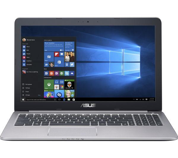 Asus K501UB Windows 11 Laptop Intel i7 12GB RAM 1TB Storage 15" HD Webcam WiFi BT Colour Gray - Very Good - Refurbished