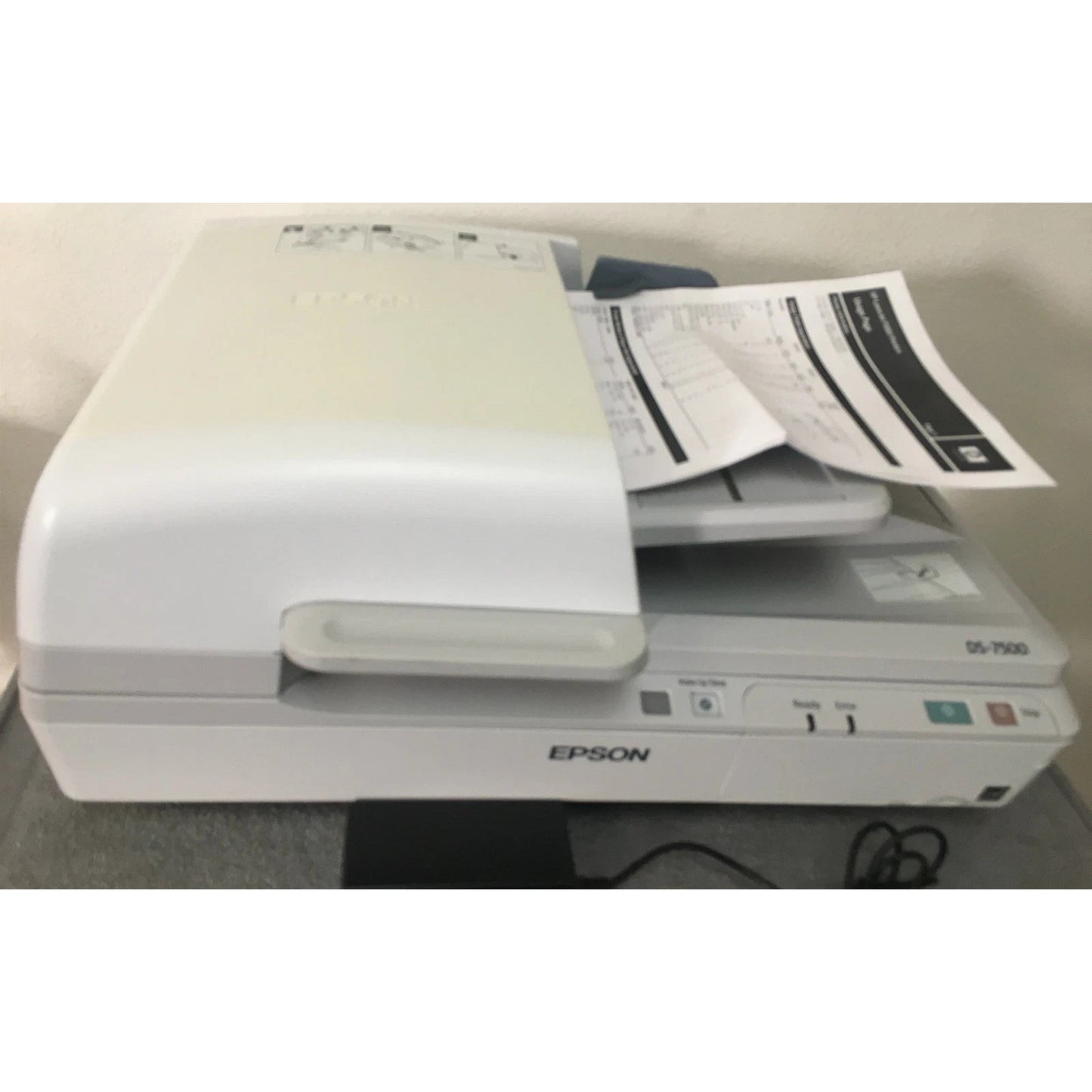 EPSON DS-7500 WORKFORCE A4 DOCUMENT SCANNER 40PPM 80IPM DUPLEX ADF FLATBED USB  -   GOOD - REFURBISHED