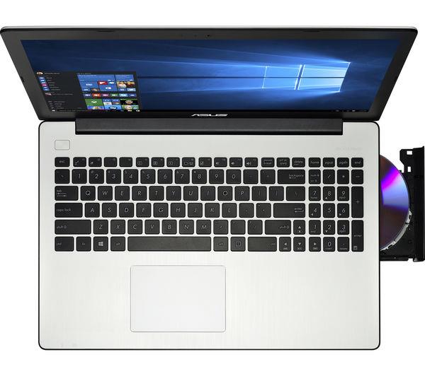 Asus X553SA Windows 11 Laptop Celeron N3050 1TB Storage 15" HD Webcam DVD WiFi BT Colour White - Very Good - Refurbished