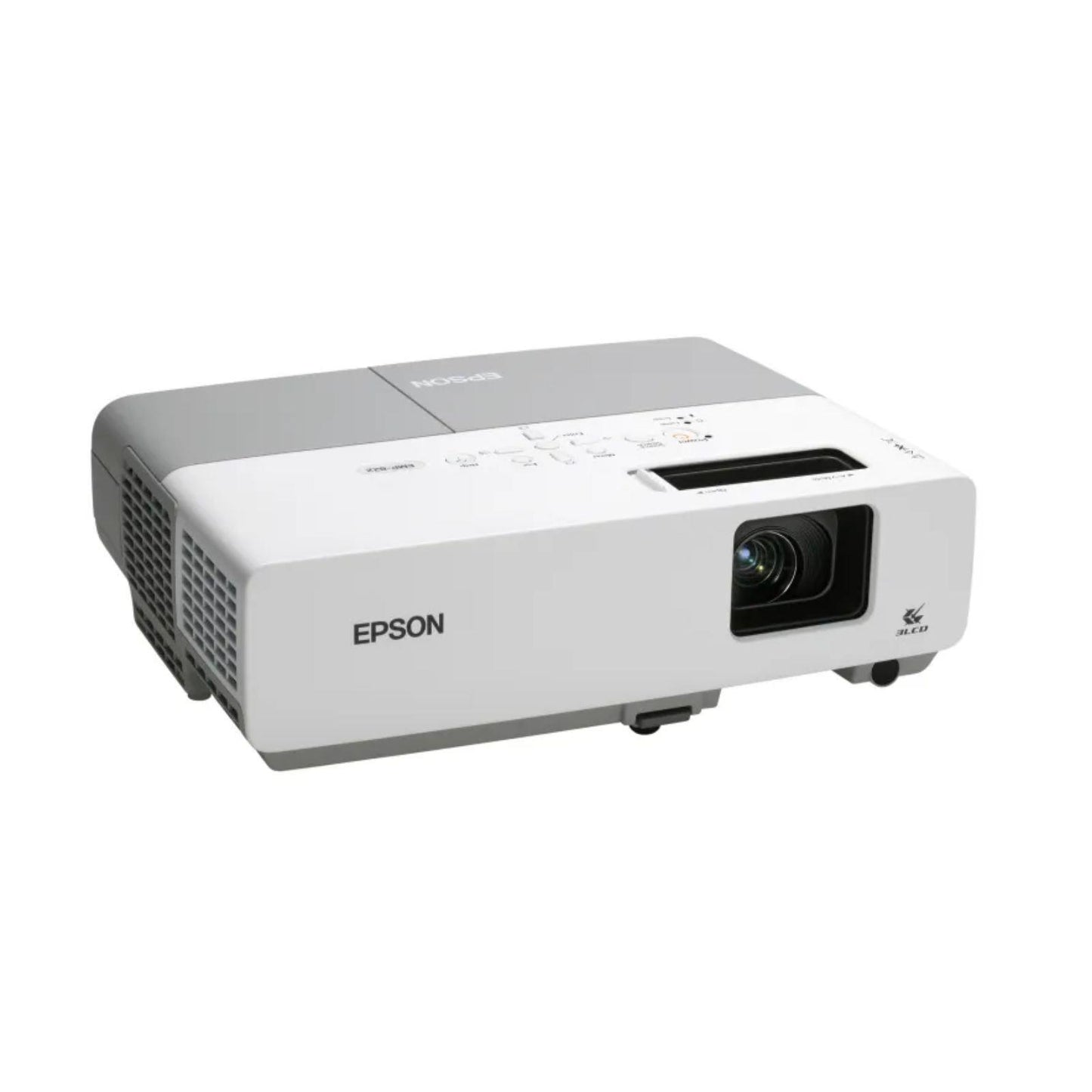 EPSON EMP-83H LCD PROJECTOR 2200 LUMENS XGA RJ45 NETWORK PORT MULTIMEDIA HD - GOOD - REFURBISHED