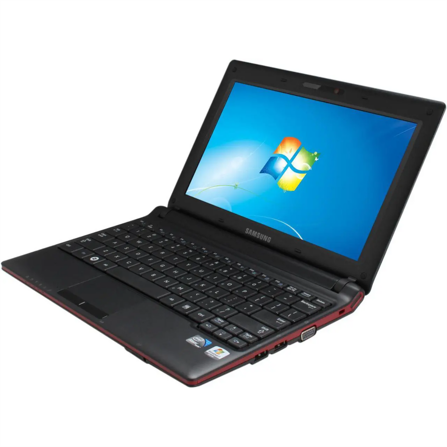 SAMSUNG N145 WINDOWS 11 LAPTOP 11"  INTEL ATOM  64GB SSD HD WEBCAM, WIFI, BT - VERY GOOD – REFURBISHED