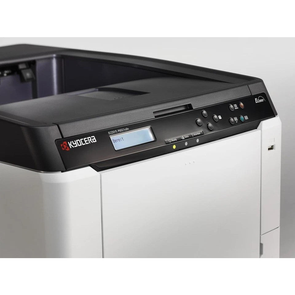 KYOCERA ECOSYS P6021CDN DUPLEX NETWORK 21PPM WORKGROUP A4 COLOR LASER PRINTER    -   GOOD - REFURBISHED