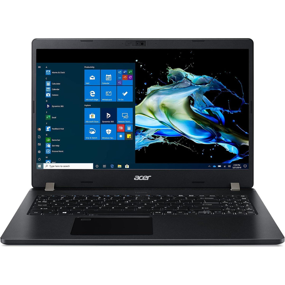 Acer TravelMate P215-52 Windows 11 Laptop i3 8GB RAM 128GB SSD 15" FHD Webcam Backlit Keyboard WiFi BT - Very Good - Refurbished
