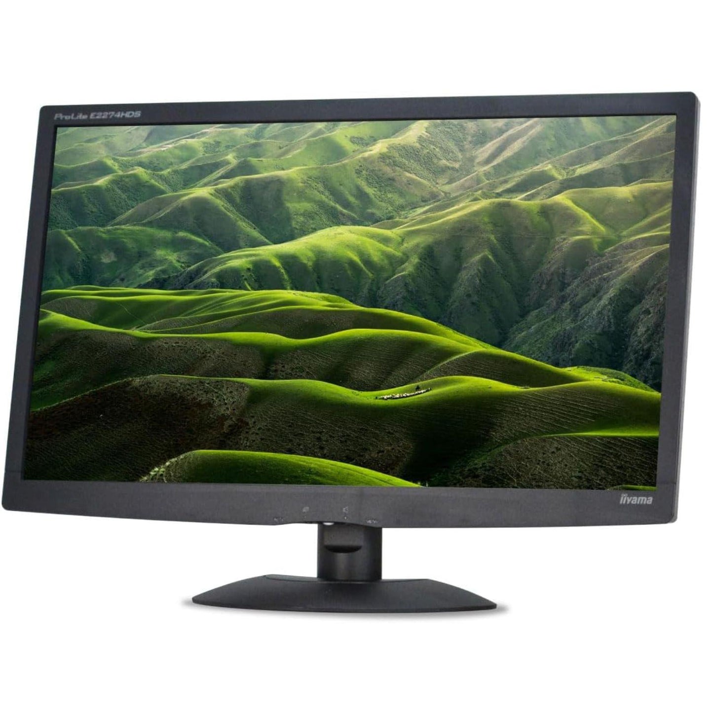IIYAMA E2274HDS PC MONITOR 22" LED FHD 1920X1080 VGA DVI HDMI PORT 2 M/S OFFICE, CCTV, GAMING, HOME, MONITOR   -   GOOD REFURBISHED
