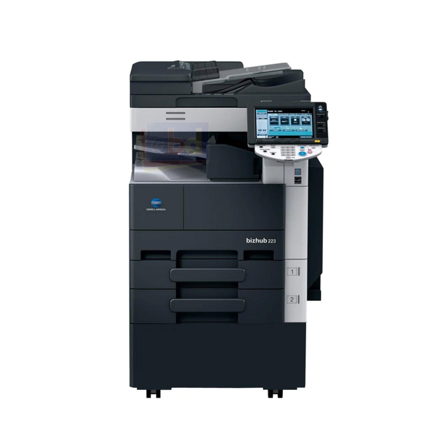 KONICA MINOLTA BIZHUB 223 A3 MONO MFP COPIER PRINTER SCAN DUPLEX NETWORK 22PPM   - GOOD  -  REFURBISHED