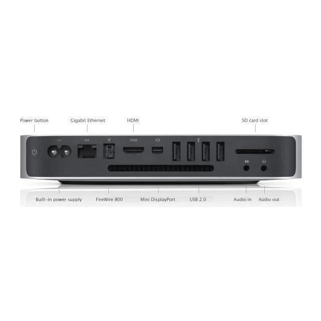 APPLE MAC MINI A1347 TINY PC INTEL CORE I5 8GB RAM 128GB SSD USB, HDMI, DISPLAY PORT - GOOD - REFURBISHED