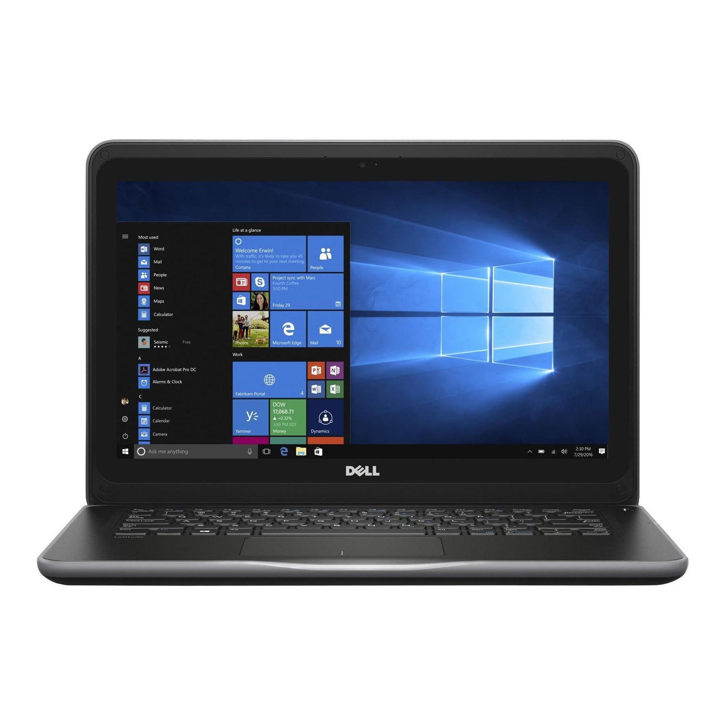 DELL LATITUDE 3180 WINDOWS 11 LAPTOP INTEL CELERON 128GB SSD 11.6" HD WEBCAM WIFI - VERY GOOD  REFURBISHED