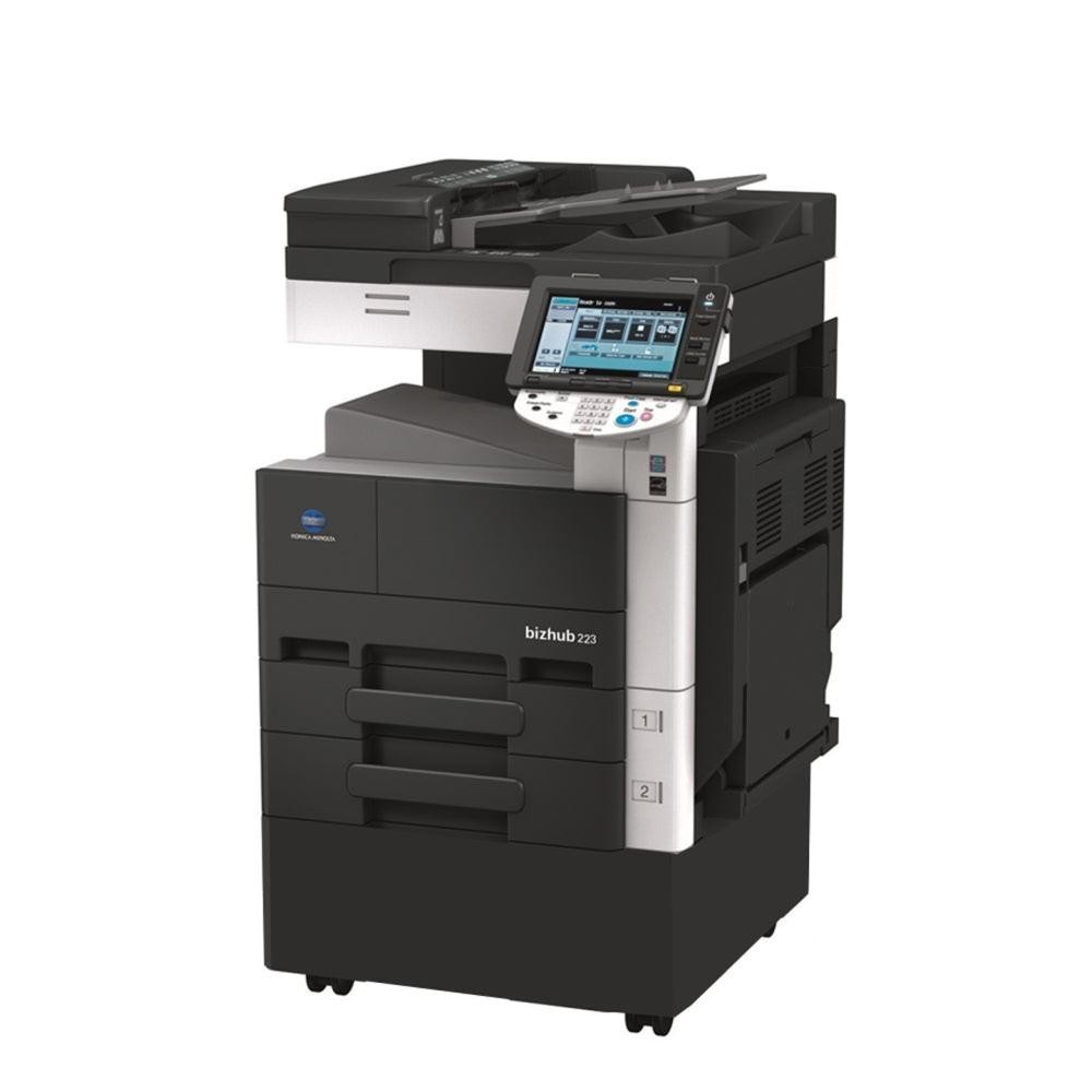 KONICA MINOLTA BIZHUB 223 A3 MONO MFP COPIER PRINTER SCAN DUPLEX NETWORK 22PPM   - GOOD  -  REFURBISHED