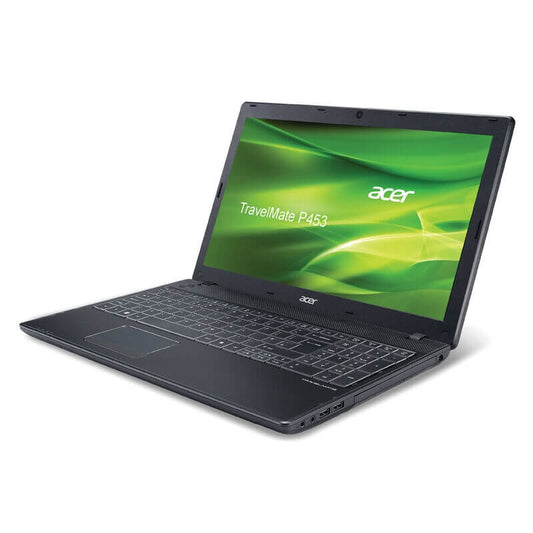 Acer TMP453 Windows 11 Laptop Intel I3 8GB RAM 500GB Storage 15" HD Webcam BT DVD - Very Good Refurbished