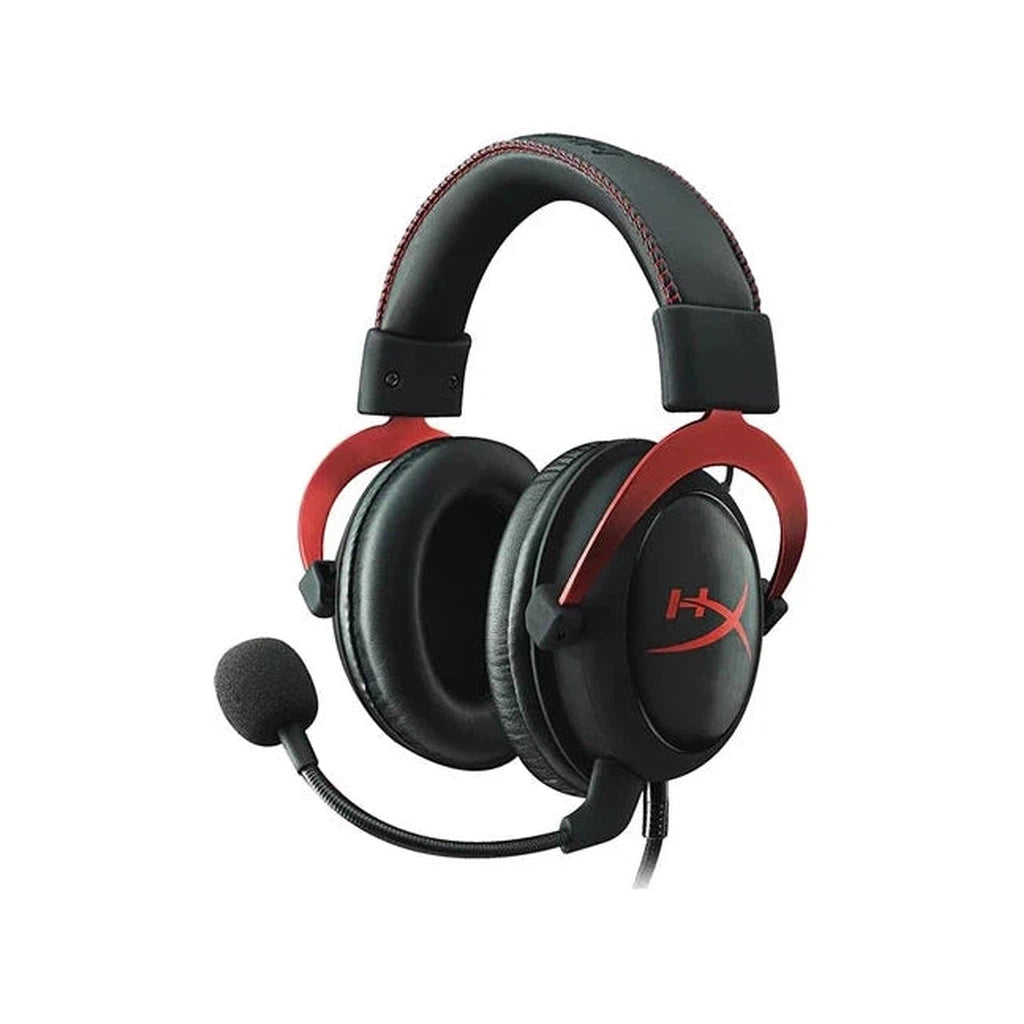 HyperX Cloud II Gaming Headset 7.1 Red Black 3.5mm Wired + Mic for Xbox PS5 PS4