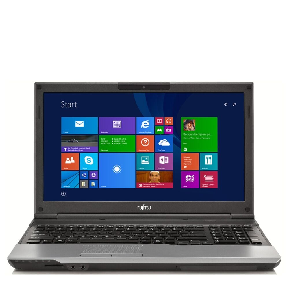 Fujitsu Lifebook A532 Windows 11 Laptop Intel I3 8GB RAM 500GB Storage 15" HD Webcam BT DVD - Very Good Refurbished