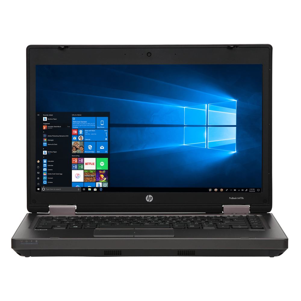 HP Probook 6470B Windows 11 Laptop Intel I3 8GB RAM 500GB Storage 14" HD Webcam, Optical Drive BT, Wifi - Good - Refurbished