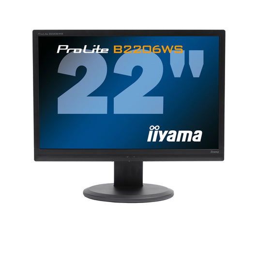 CHEAP IIYAMA PROLITE B2206WS 22" WIDESCREEN LCD D-SUB DVI-D MONITOR DISPLAY