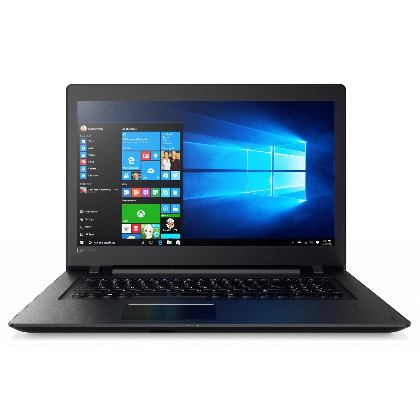 Lenovo V110-15ISK Windows 11 Laptop Intel I5 128GB SSD 15" HD Webcam, Optical Drive, Bt, Wifi - Very Good - Refurbished
