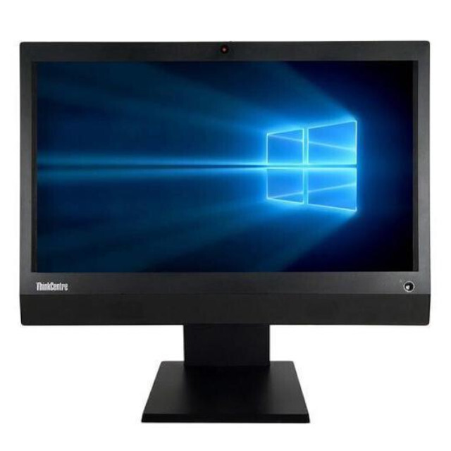 Lenovo ThinkCentre M90z AIO Windows 11 Pc Intel Core I5 250GB SSD 23" FHD Webcam USB VGA DP Port - Good - Refurbished