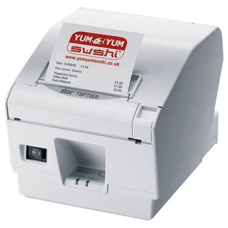Star TSP700II Printer Thermal POS Receipt Parallel 80 MM USB Ethernet 203 DPI  -  Good Refurbished