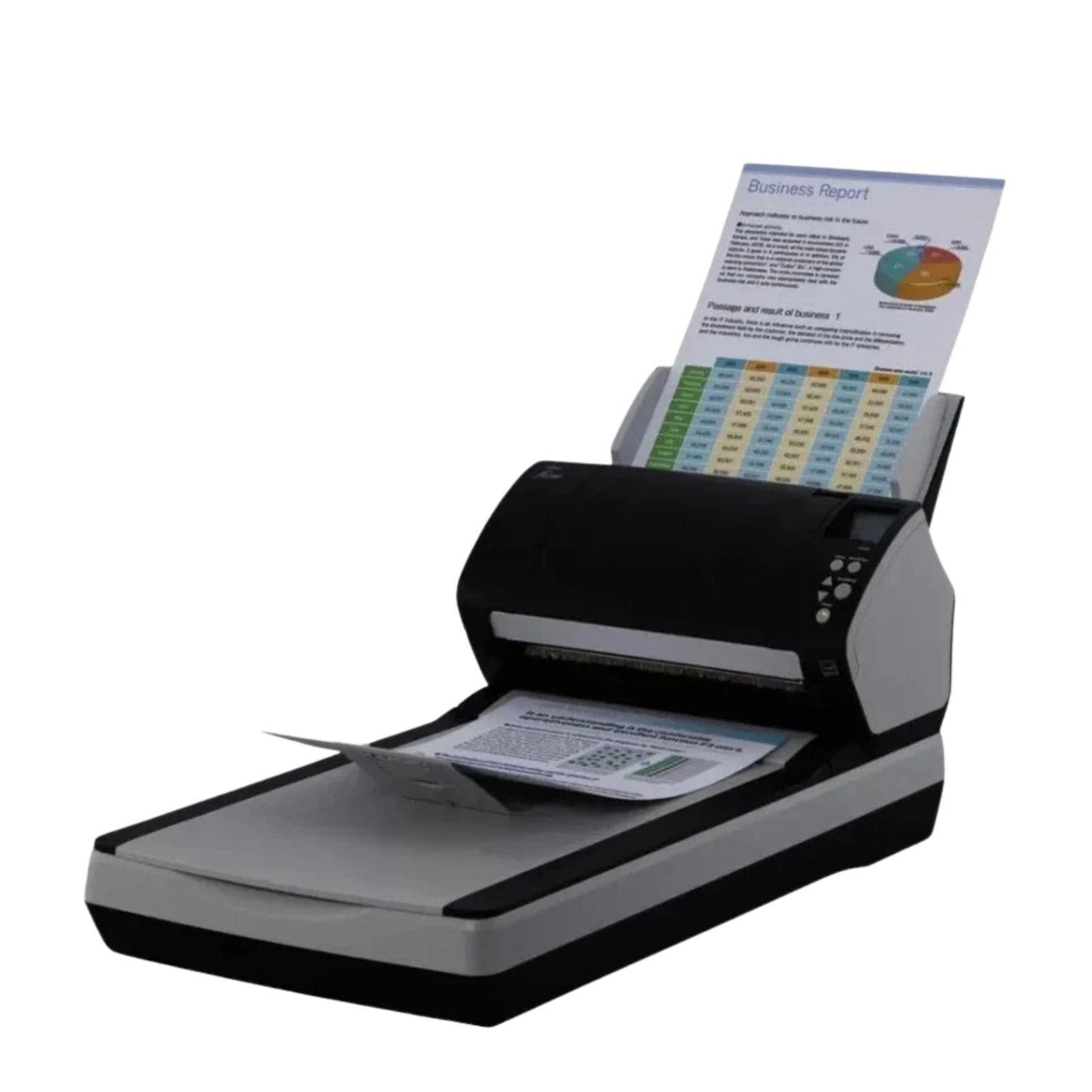 FUJITSU FI-7260 FAST 60PPM COLOR DOCUMENT ADF & FLATBED USB A4 SCANNER WITH ADF TRAY    -   VERY GOOD  REFURBISHED