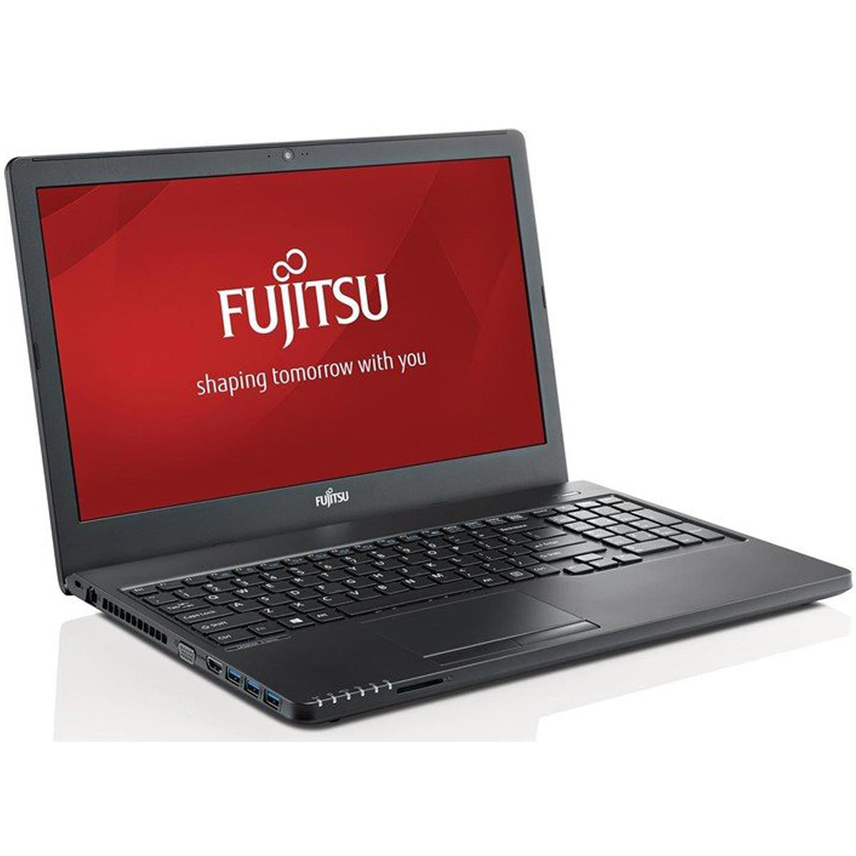 FUJITSU LIFEBOOK A555 WINDOWS 11 LAPTOP INTEL I5 8GB RAM 120GB SSD 15.6" HD WEBCAM BT DVD - VERY GOOD REFURBISHED