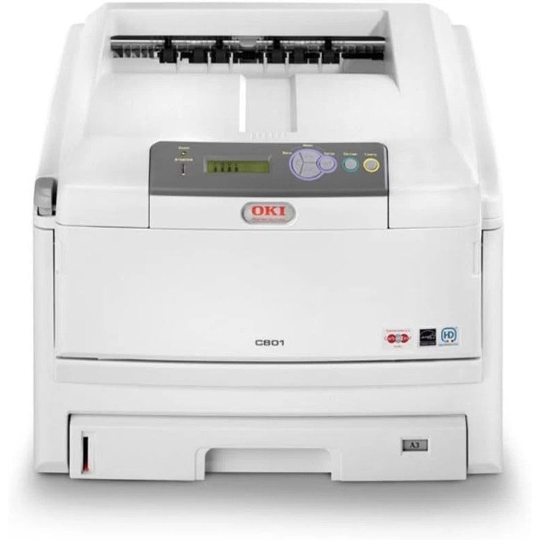 OKI C801N NETWORK WORKGROUP OFFICE 1200DPI FAST 32PPM A3 LED COLOR LASER PRINTER  - GOOD - REFURBISHED