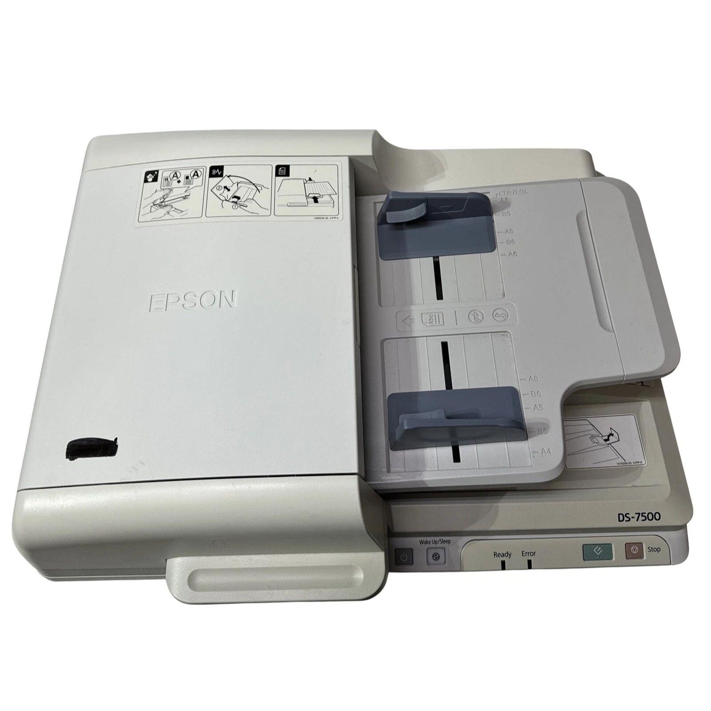 EPSON DS-7500 WORKFORCE A4 DOCUMENT SCANNER 40PPM 80IPM DUPLEX ADF FLATBED USB  -   GOOD - REFURBISHED