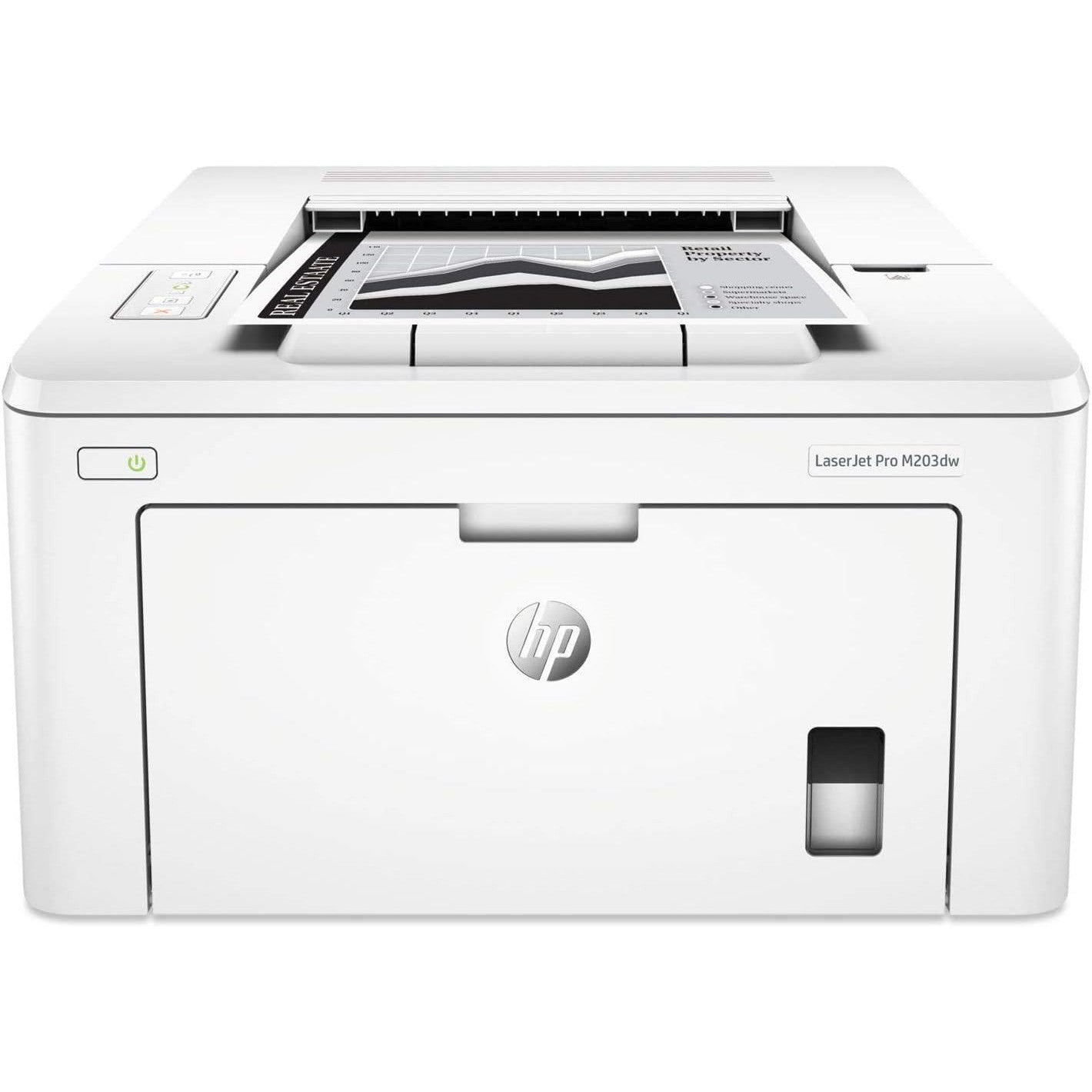 HP LASERJET PRO M203DW WIRELESS MONOCHROME PRINTER WITH BUILT-IN ETHERNET 30PPM