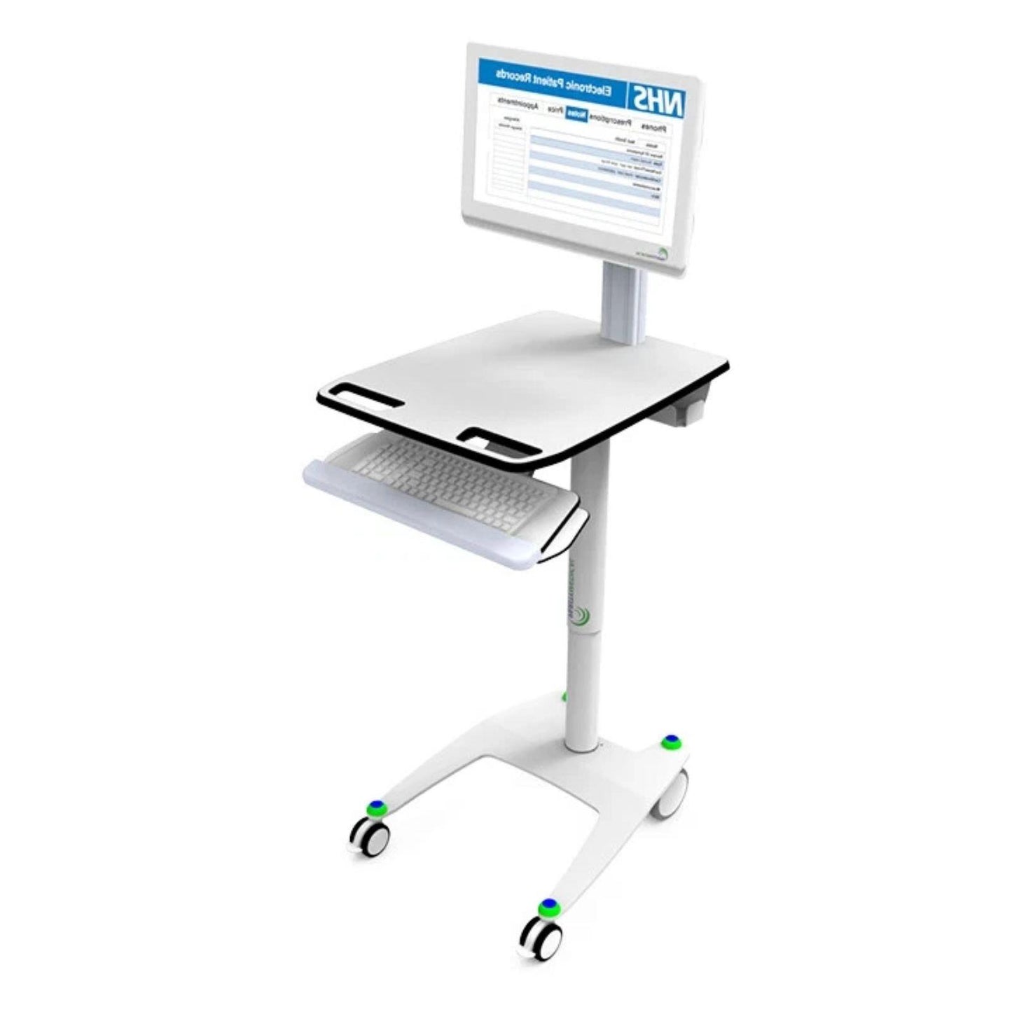 ONYX MOBILE PC WORKSTATION INTEL I5 HEIGHT ADJUST 360° MEDICAL INDUSTRIAL PC - VERY GOOD - REFURBISHED