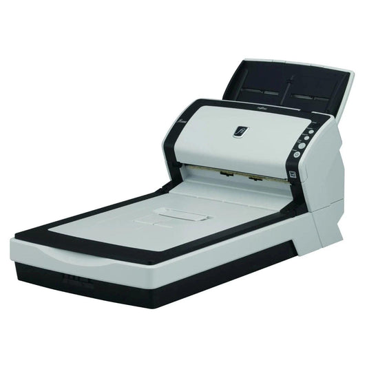 Fujitsu FI-6230 High Speed Duplex Document 40PPM USB 600 DPI A4 Scanner with Flatbed & Trays  -  Good - Refurbished