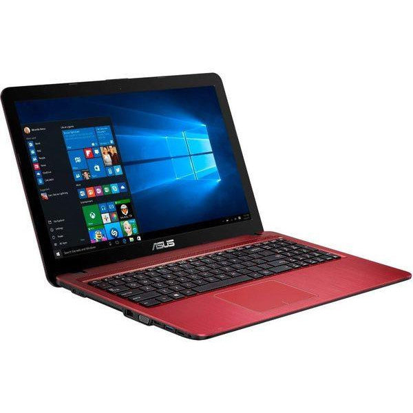 Asus VivoBook X540SA Windows 11 Laptop Pentium N3700 1TB Storage 15" HD Webcam DVD Wifi BT Colour Red - Very Good - Refurbished