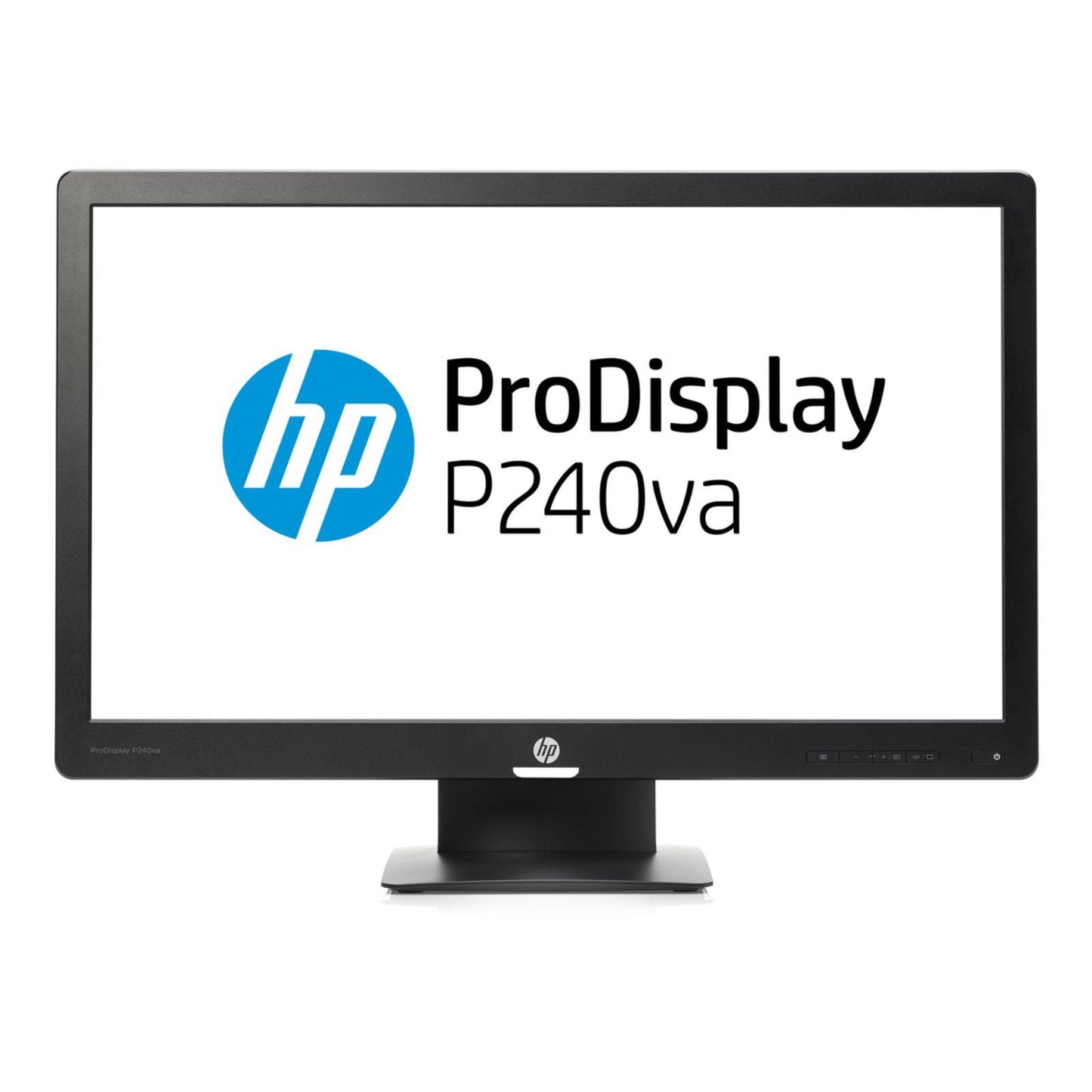 HP P240VA 23.8" HUXGA 1920X1080 LCD MONITOR DP HDMI VGA PORT / WITHOUT STAND MONITOR FOR HOME & OFFICE USE   -  GOOD REFURBISHED