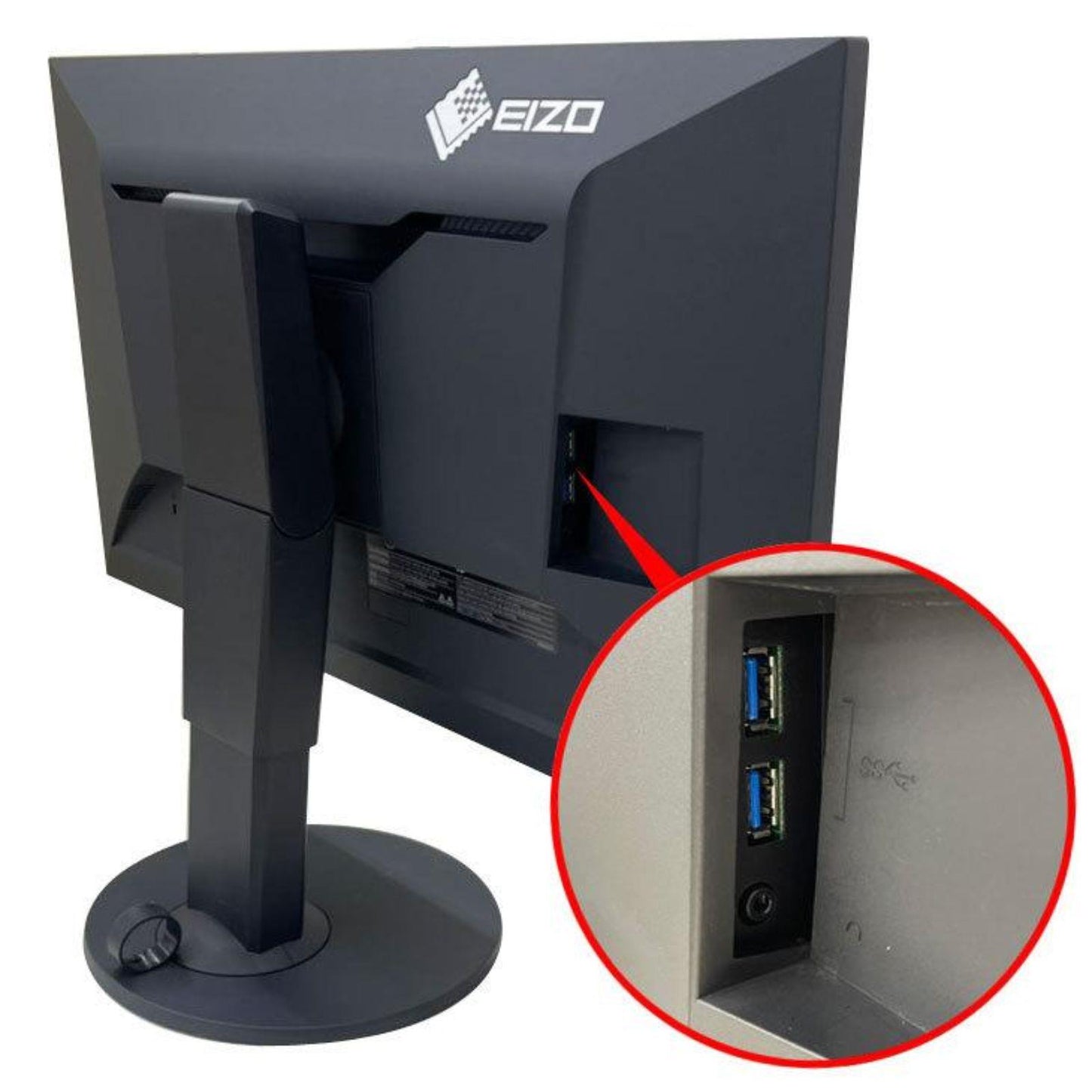 EIZO EV2750 27" WQHD 2560X1440 IPS LED MONITOR DP DVI HDMI PORT / WITHOUT STAND MONITOR FOR HOME & OFFICE USE  -  GOOD REFURBISHED